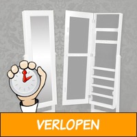 Veiling: XL sieradenkast met spiegel