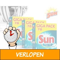 Sun vaatwastabletten 234 stuks