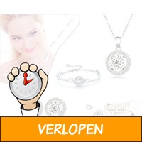 Set sieraden met Swarovski Elements