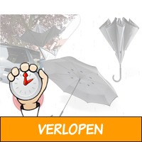 Automatische omkeerbare stormparaplu