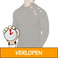 Tazzio sweater met knopen