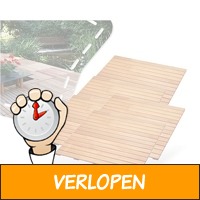 Hardhouten 100 x 100 cm terrastegels