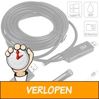 Waterdichte 5 M USB-endoscoop