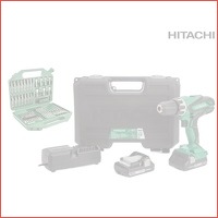 Hitachi 18V combiboor incl. 2 accu's