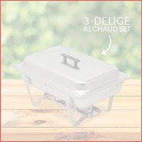 Rechaud 3-delig set