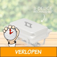 Rechaud 3-delig set