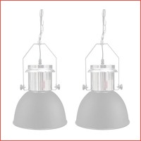 vidaXL moderne zwart metalen hanglamp