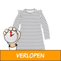 HEMA kinderjurk (blauw/wit)