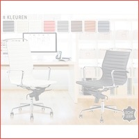 Leren design bureaustoel