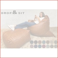 Drop & Sit leatherlook zitzakken