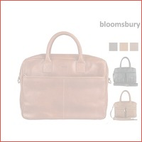 Bloomsbury lederen tas