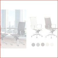 Design bureaustoelen van top-grain runde..