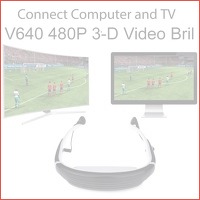 3D V640 video glasses