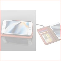 Luxe lederen iPhone wallet-case