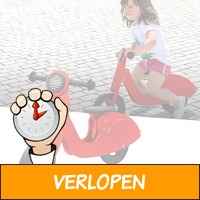 Veiling: Jamara houten loopfiets scooter/motor