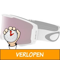 Oakley Line Miner White skibril + Prizm Rose Lens