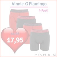 4 x Vinnie-G Flamingo boxershorts