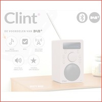 Clint F4 DAB+/FM radio met Bluetooth