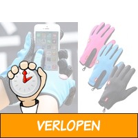 Fleece touchscreen handschoenen