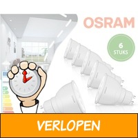 6-pack Osram GU10 led reflector spots