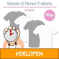 6-pack Vinnie-G heren T-shirts