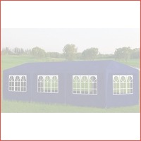Grote stalen partytent