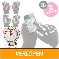 2 paar touchscreen handschoenen