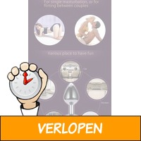 Zilveren buttplug