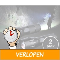 2-pack militaire zaklampen