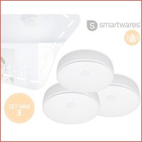 3-pack Smartwares rookmelder