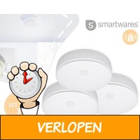 3-pack Smartwares rookmelder