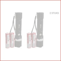 2-pack militaire LED zaklampen