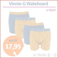 4-pack Vinnie-G Wakeboard Blue boxershor..