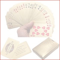 24 K gold foil plated poker playing card..