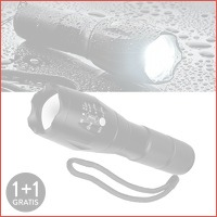 Militaire zaklamp 1+ 1 gratis