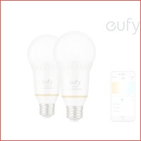 2 x Eufy Lumos tunable smart bulb