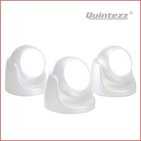 3 draadloze Quintezz LED-spots