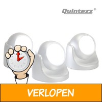 3 draadloze Quintezz LED-spots