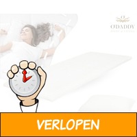 O'Daddy memory foam topdekmatras + gratis kussen