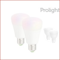 2 x Prolight Bluetooth LED-lamp