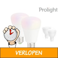 2 x Prolight Bluetooth LED-lamp