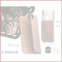 Nomad leren iphone cases