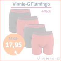 Vinnie-G boxershorts Flamingo Antraciet ..