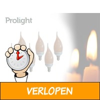 Prolight LED lampen E14 - 6 stuks - Warm witte LED-lamp..