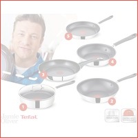 Jamie Oliver Tefal pannen met thermospot