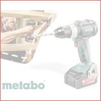 Metabo accuboor met 4ah accu's & opl..