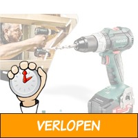 Metabo accuboor met 4ah accu's & oplader