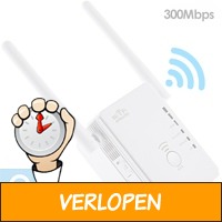 Draadloze 300Mbps WiFi repeater