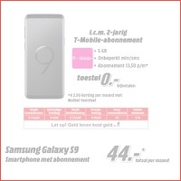 Samsung Galaxy S9 met abonnement