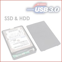 SSD/HDD 2.5 inch behuizing